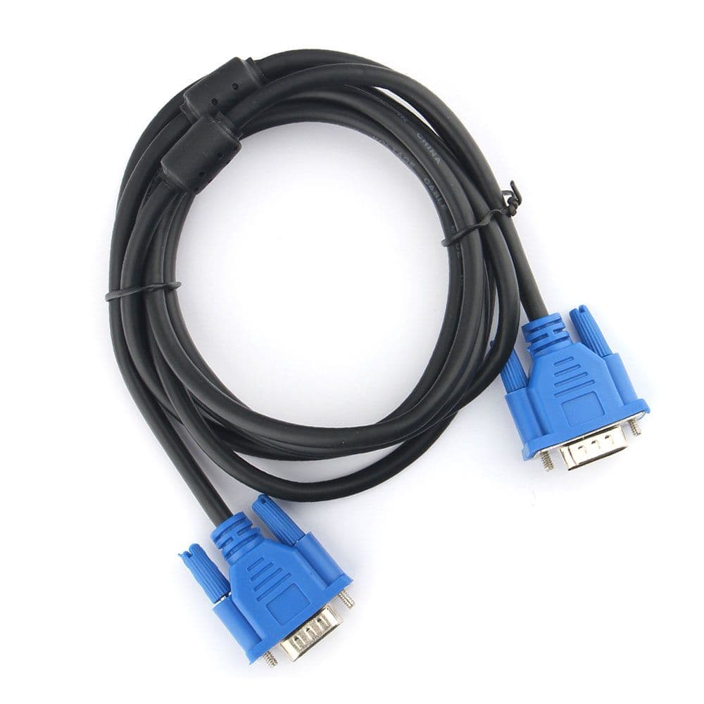 Кабель Cablexpert VGA Pro Gembird CC-PVGA-6, 1.8м, 15M/15M, экран, феррит. кольца, пакет