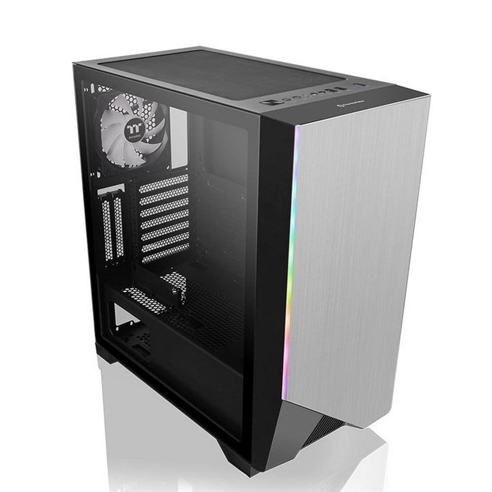 Компьютерный корпус Thermaltake H550 TG RGb черный без БП ATX 5x120мм 5x140мм 2xUSB 2.0 1xUSB 3.0 audio bott PSU
