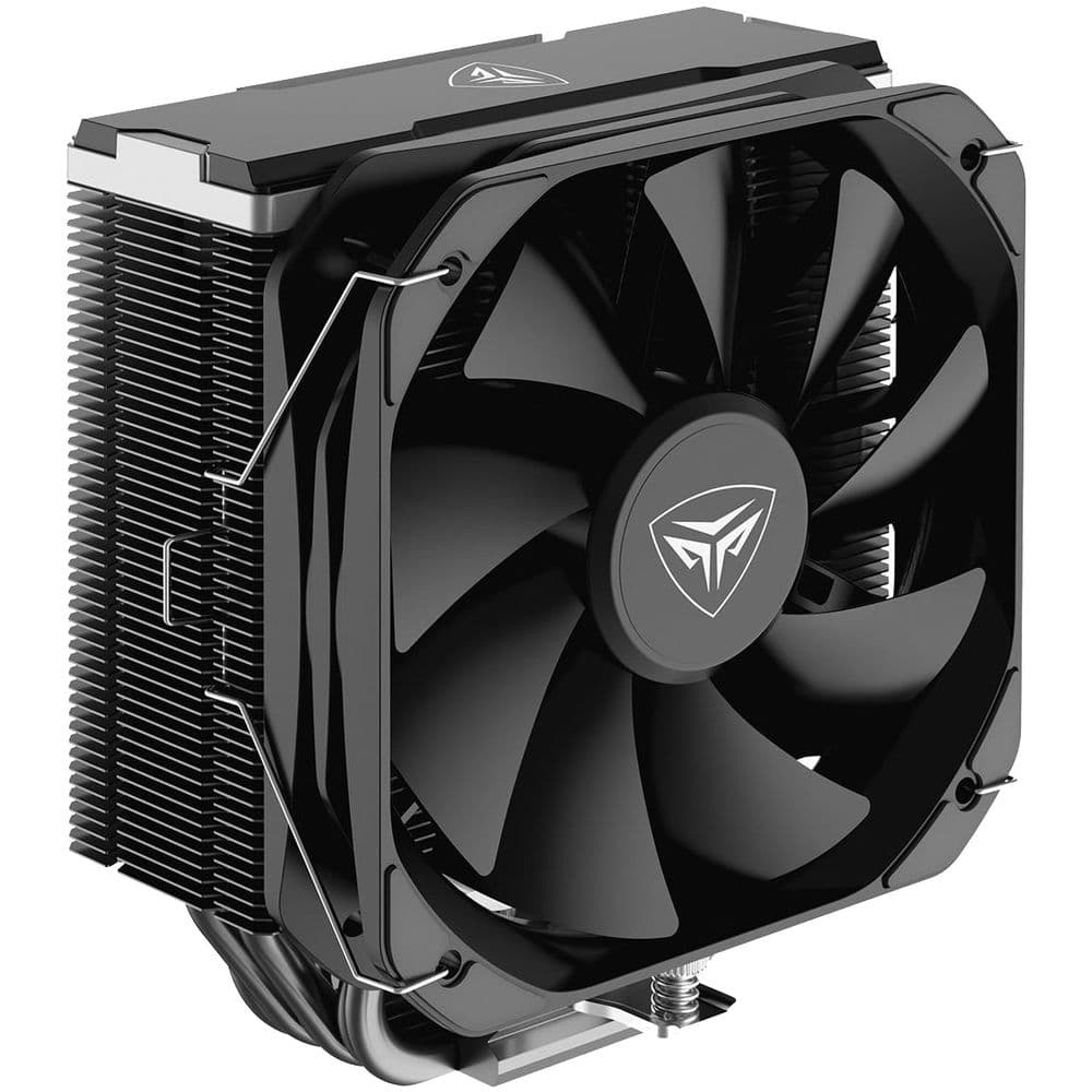 Кулер PCCooler K6 BK S115X/1200/1700/AM4/AM5 (20 шт/кор, TDP 240W, 130мм PWM FAN, 6 тепловых трубок 6мм, 400-1600RPM, 18-29dBa)