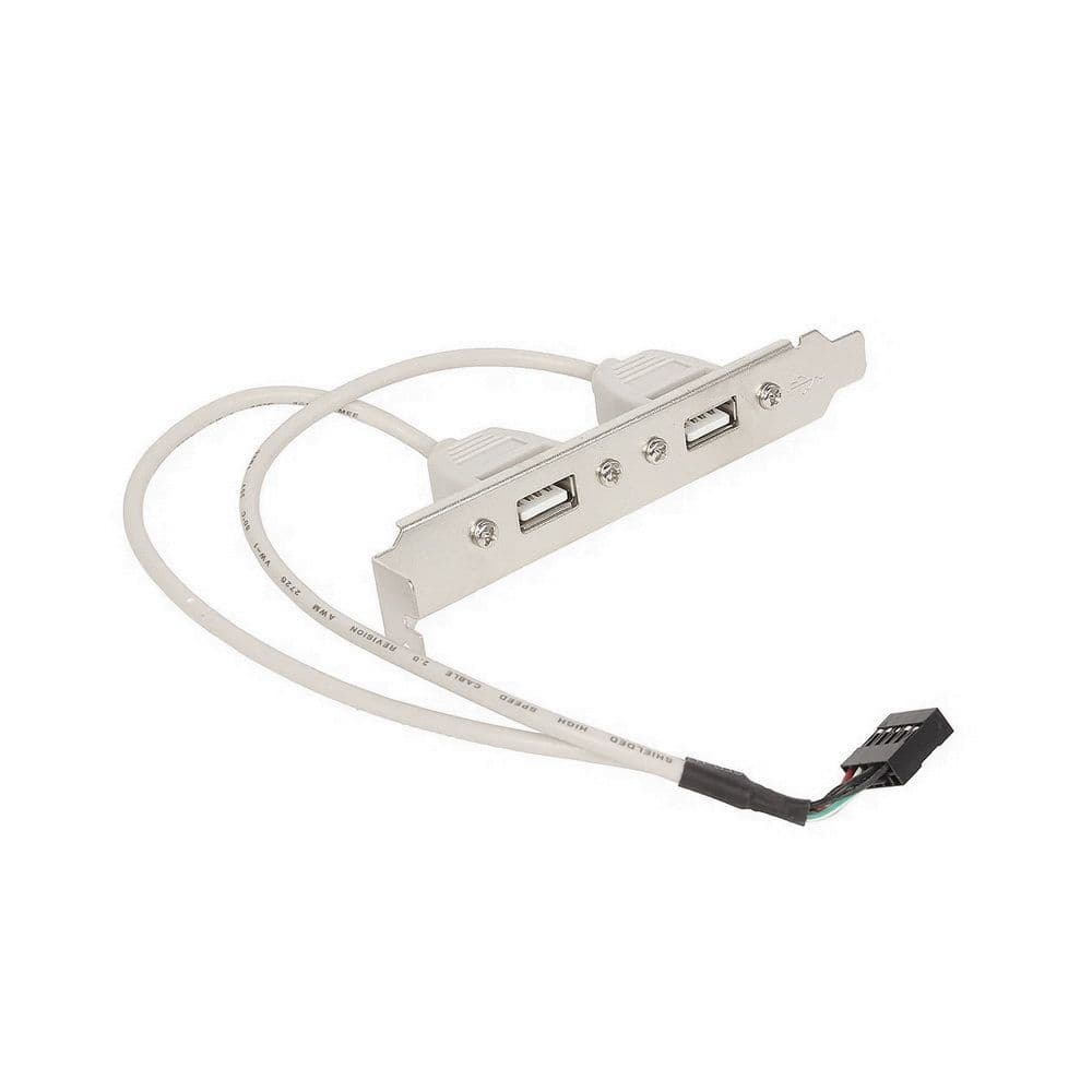 Кабель Gembird Планка в сист блок Gembird CCUSBRECEPTACLE на 2 USB2,0 10pin