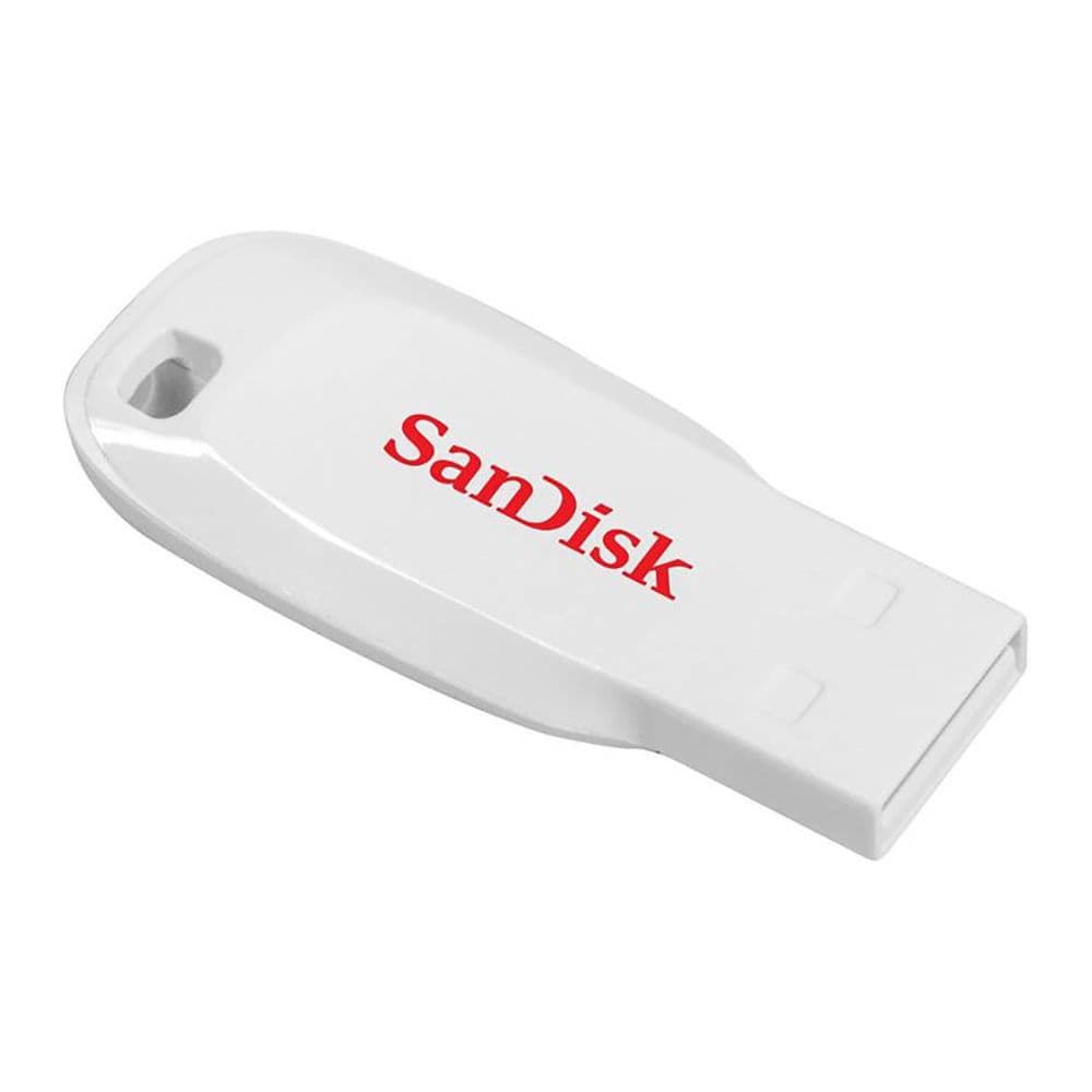Флеш накопитель 16GB SanDisk CZ50 Cruzer Blade, USB 2.0, White