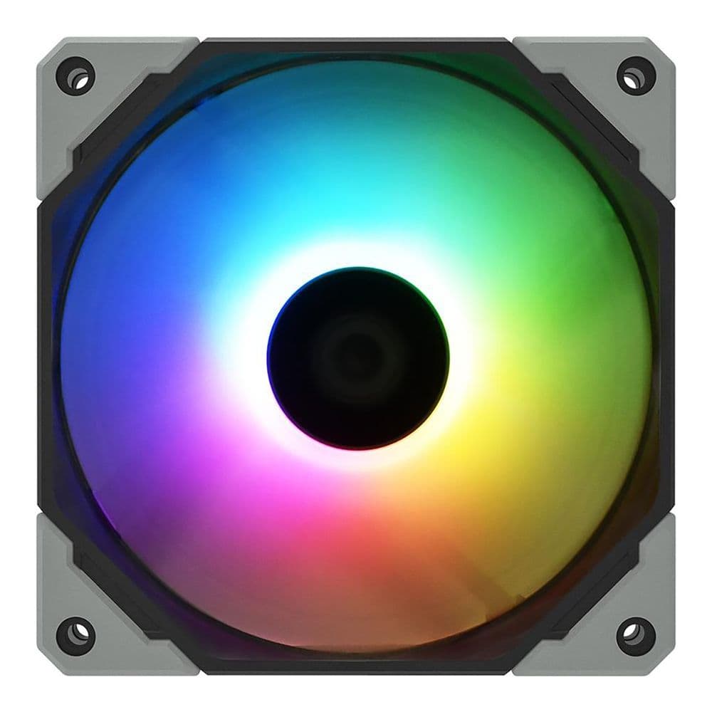 Вентилятор ID-Cooling NO-12015-XT_ARGB Black ARGB 120×120×15mm (13.8~31.2dB(A), 500±200~2000±10%RPM, 4Pin (PWM)/5V 3pin