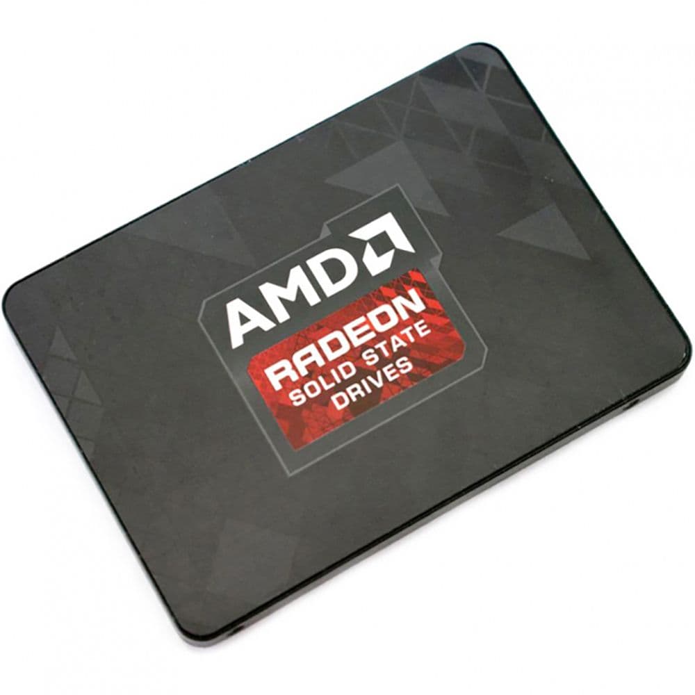 Твердотельный накопитель SSD AMD Radeon R5 R5SL120G 120GB 2.5" Client SATA 6Gb/s, 544/349, IOPS 42/40K, MTBF 2M, 3D TLC, 60TBW, RTL