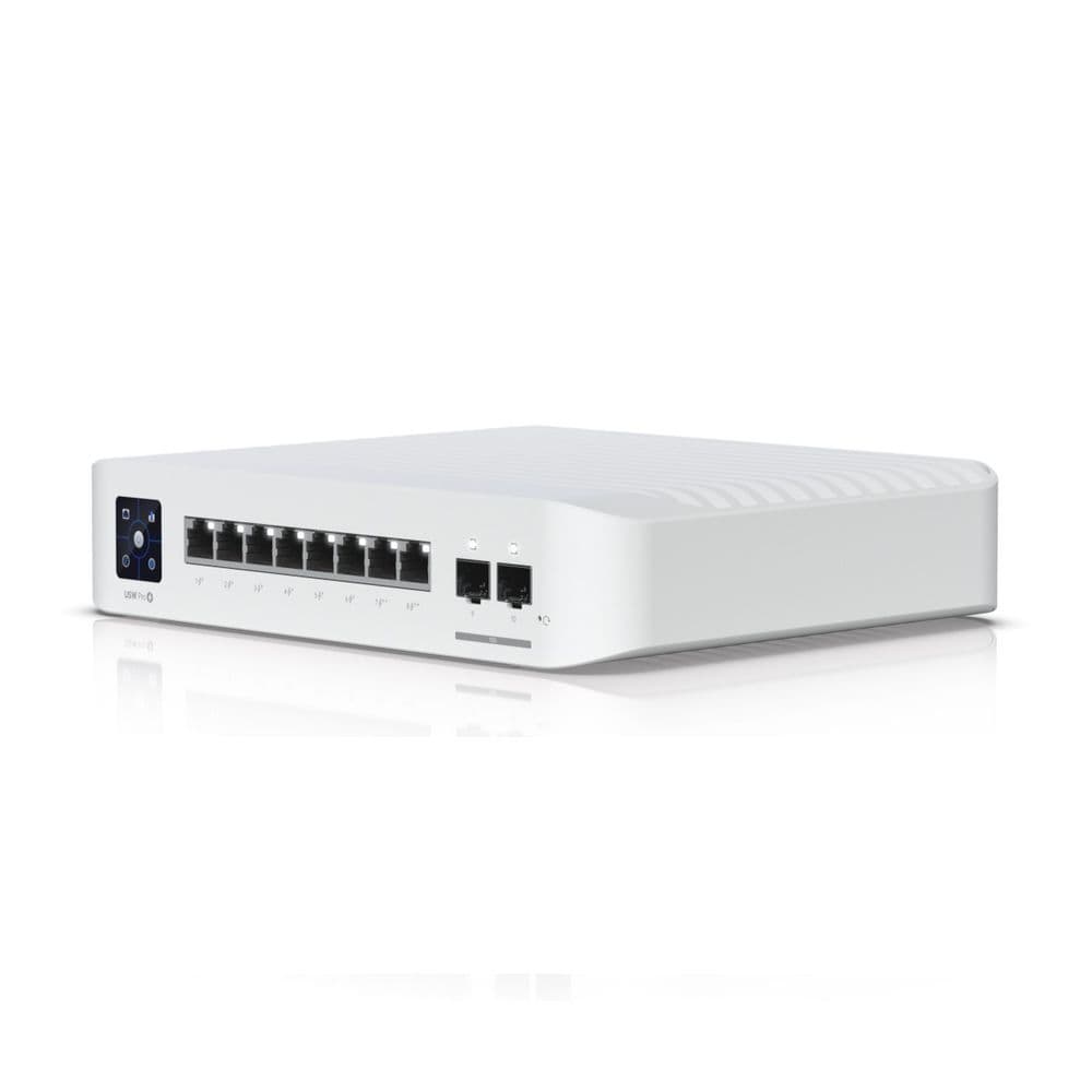 UBIQUITI UniFi Switch Pro 8 PoE PoE-коммутатор, 8х 1G RJ45, 2х 10G SFP+, раздача 120 Вт