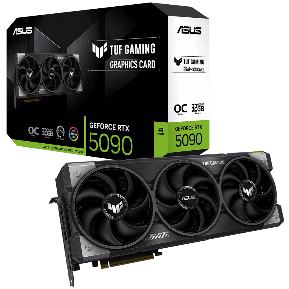 Видеокарта Asus GeForce RTX 5090 TUF Gaming OC 32Gb GDDR7 DLSS4 (90YV0LY0-M0NA00)