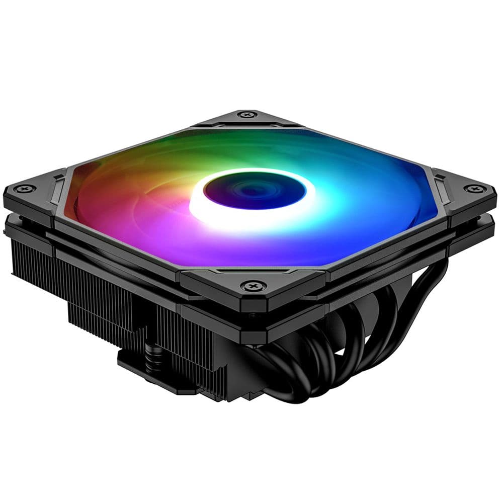 Кулер ID-Cooling IS-55 ARGB (LGA1700/1200/115x AMD AM5/AM4, 125W, RGB, 120x120x55mm, 31.2 dB-A±10%, 12VDC, 2.16W, 500-20