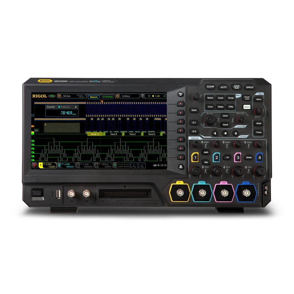 Осциллографы Rigol200MHz BW,4Channel,8GSa/s