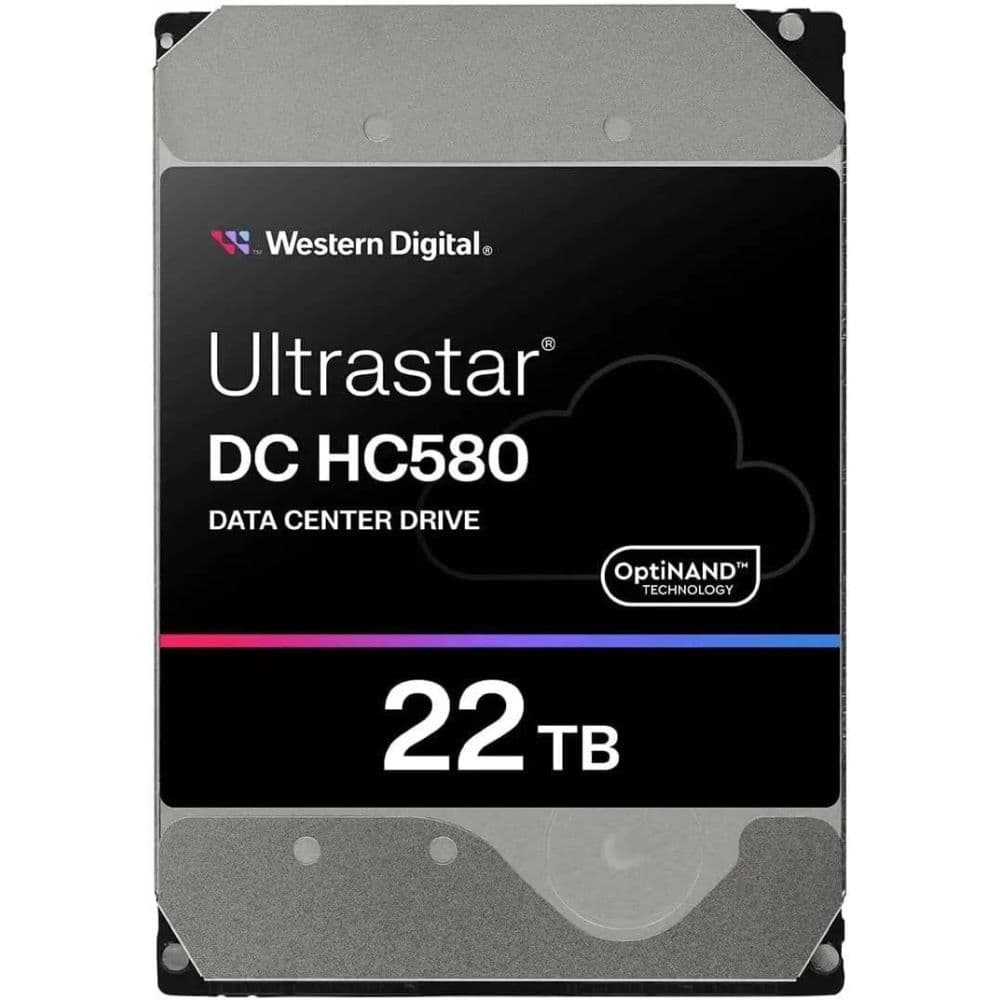 Жесткий диск серверный WD 22Tb 7200rpm Ultrastar DC 3.5" HC580 SATA 6Gb/s, 512MB, 512e/4Kn