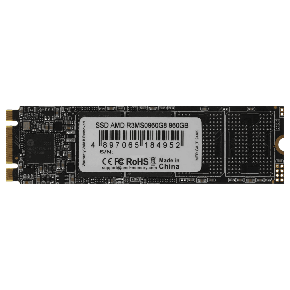 Твердотельный накопитель SSD AMD Radeon M2.2280 960GB R3 Series