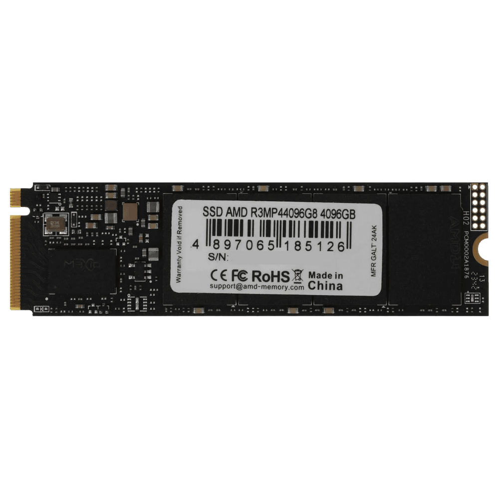Твердотельный накопитель SSD AMD Radeon M2.2280 4TB R3 Series