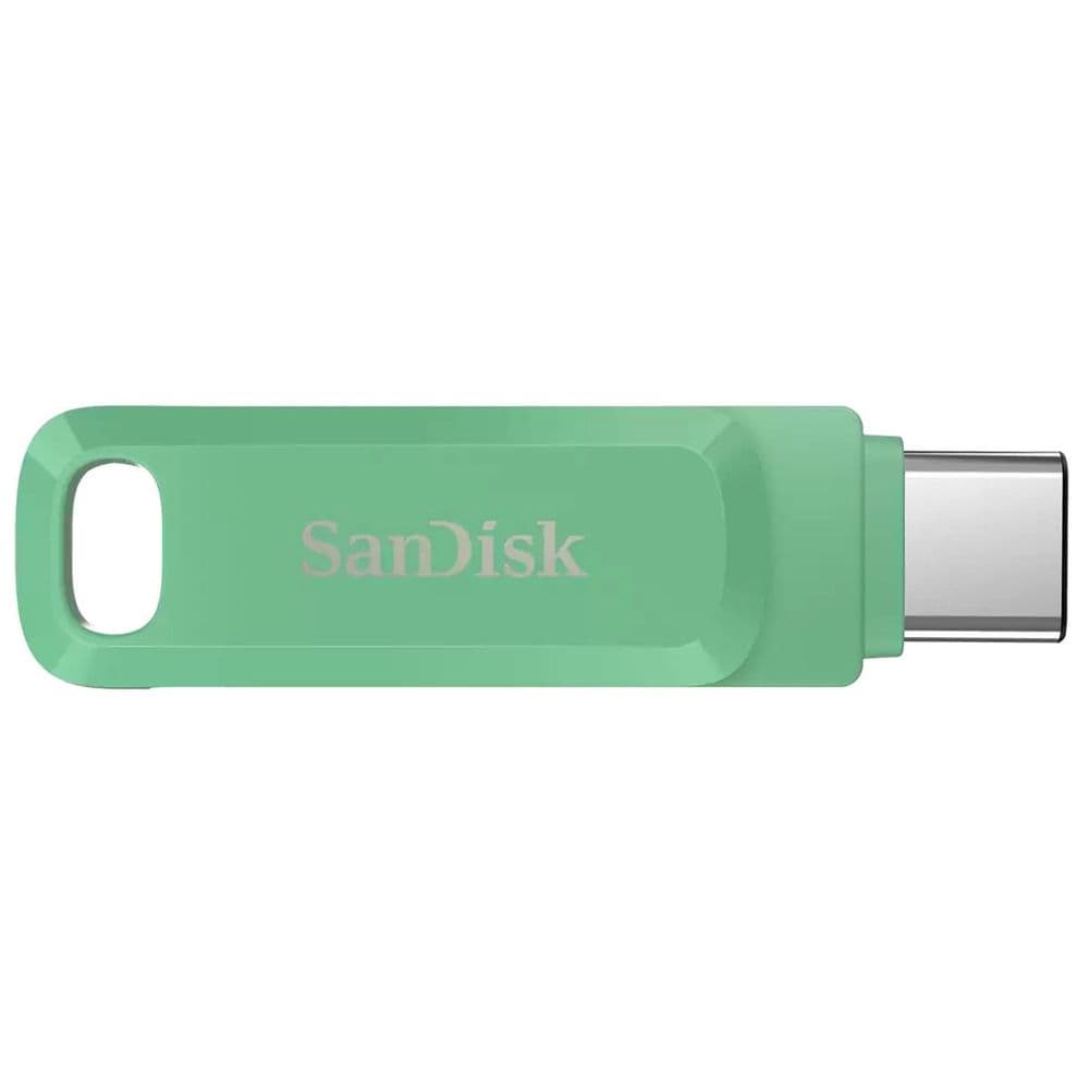 Флешка USB SanDisk SDDDC3 128Gb, USB3.1 Type-C, зеленая
