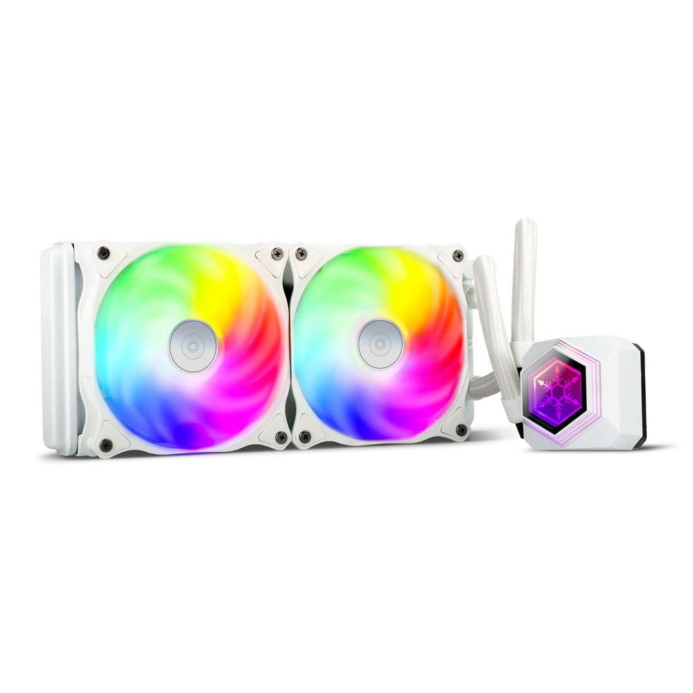 Жидкостная система охлаждения Silverstone Bad Pack SST-PF240W-ARGB-V2 CO-CO124-PF240W-ARGB-V2-AIO LIQUID-COOLER-12025x2-24028