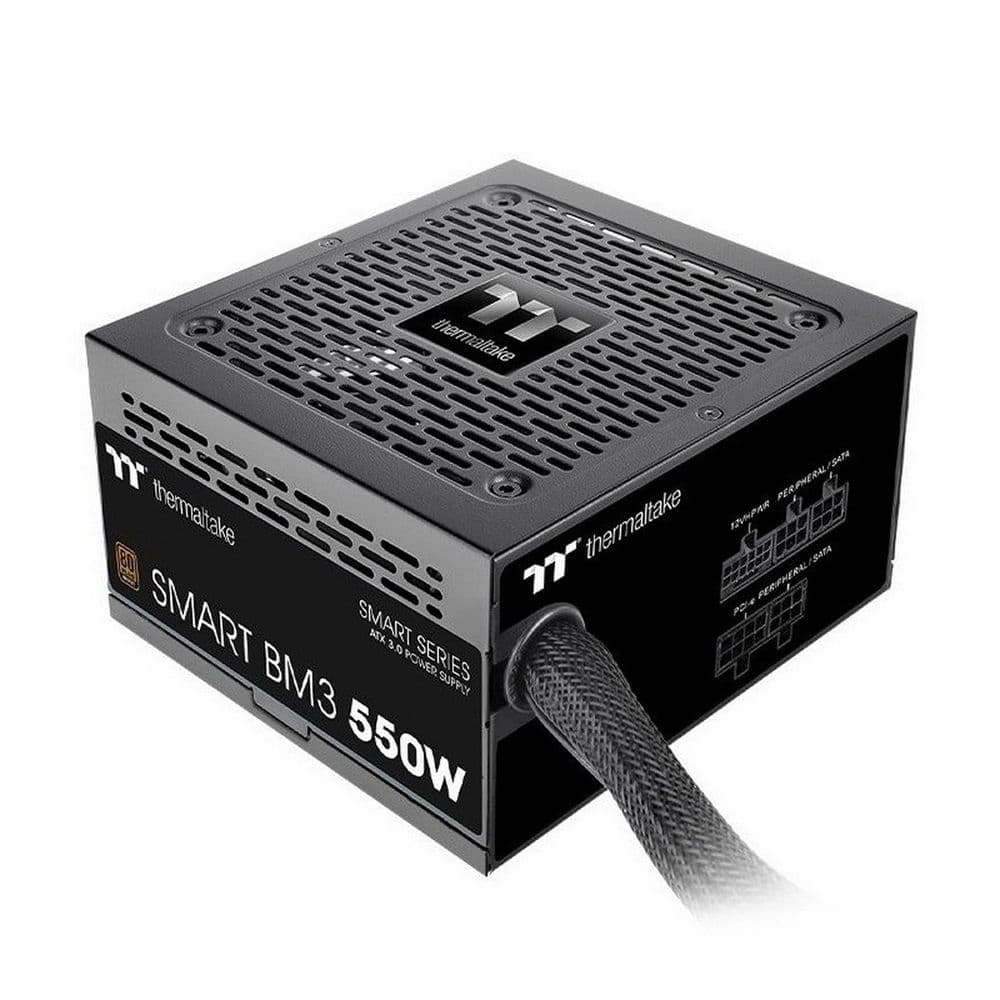 Блок питания Thermaltake Smart BM3 (PS-SPD-0550MNFABE-3), 550Вт,80 PLUS Bronze, 120мм, модульный, черный