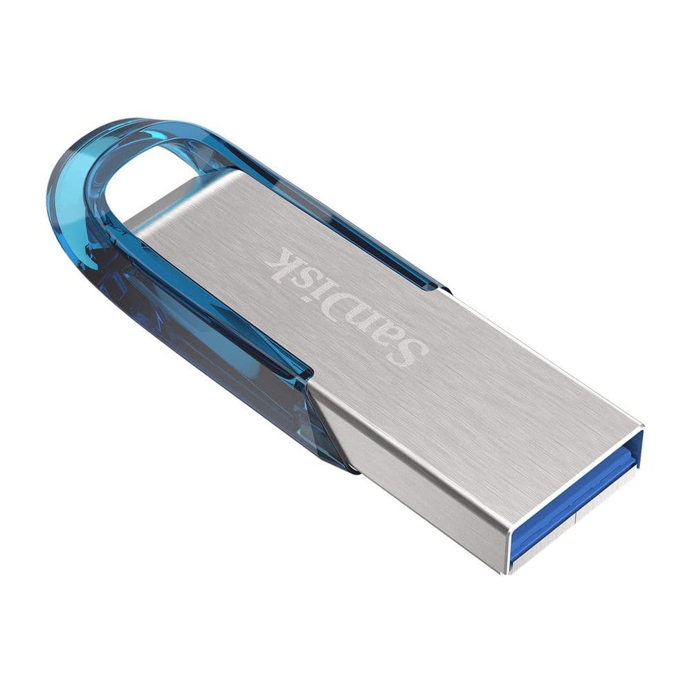Флешка USB 64 Gb SanDisk CZ73 Ultra Flair, USB 3.0, Tropical Blue