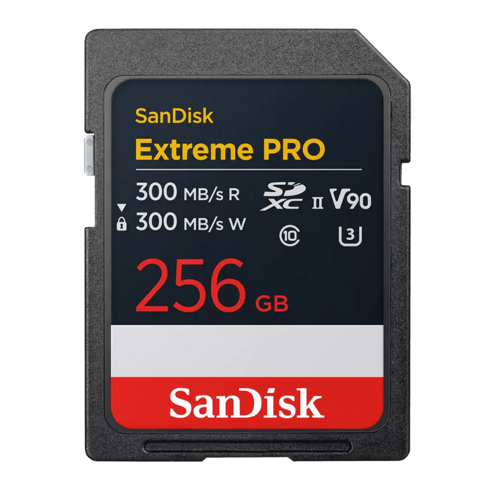 Флеш карта SD 256GB SanDisk microSDXC Class 10 UHS-II A2 C10 V90 U3 Extreme Pro (300MB/s/300MB/s)