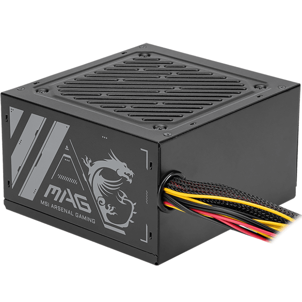 Блок питания ПК MSI MAG A500N-H 500W, Non-Modular