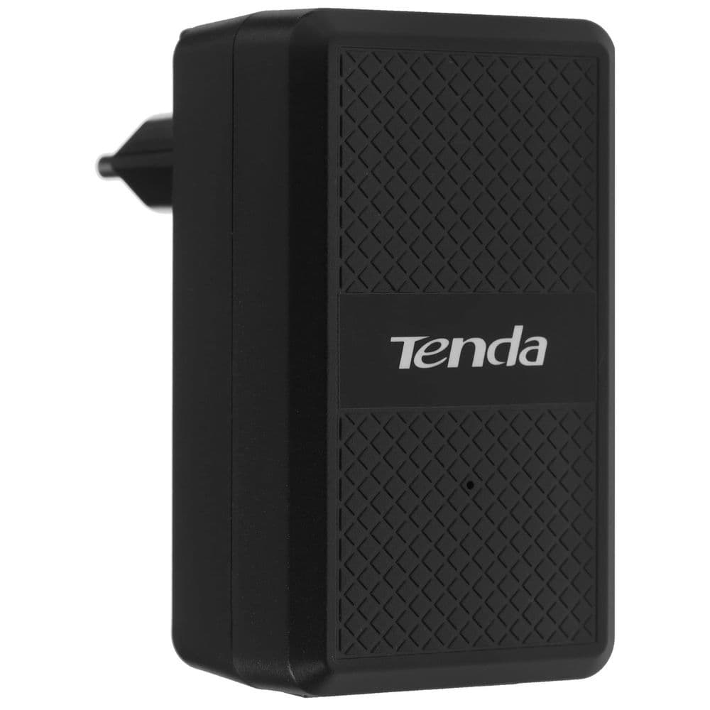 PoE-адаптер Tenda PoE15F-48V-I Инжектор PoE 1х100Мбит, встроенная розетка 100-240 В