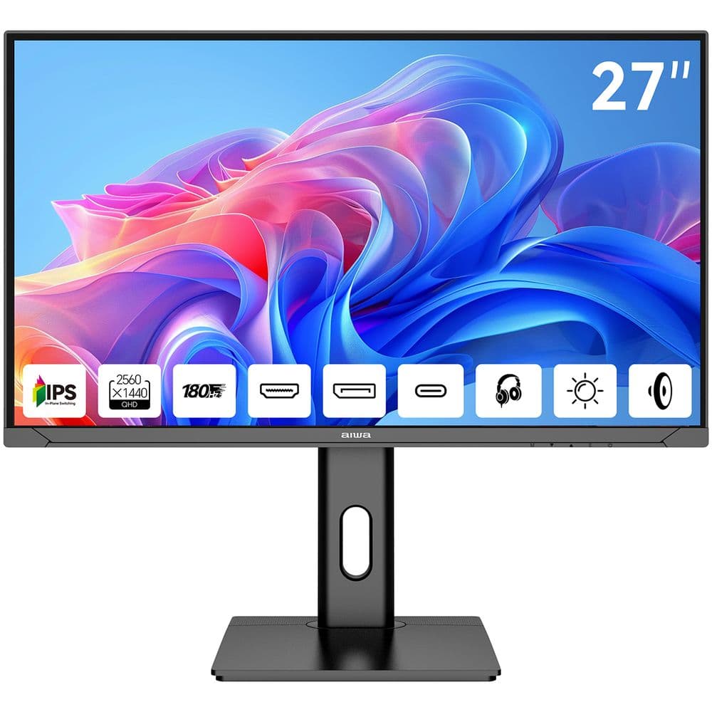 Aiwa Монитор MD2714 27" IPS 2560x1440 180Гц USB-C черный