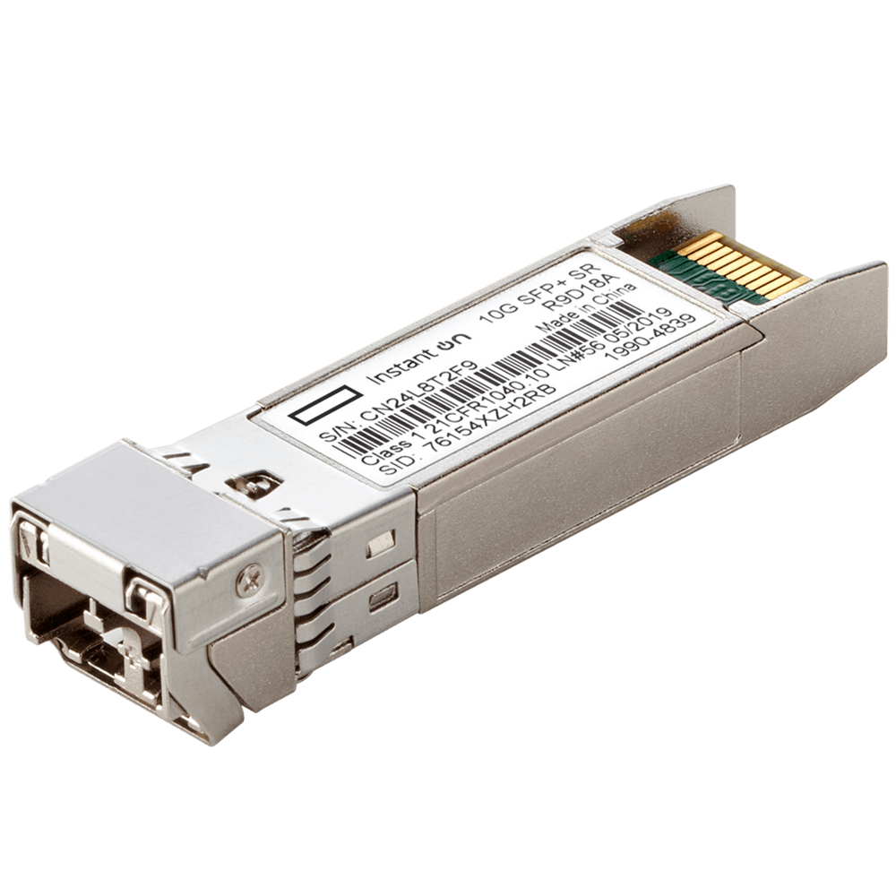 R9D18A - Transceiver HP Enterprise/Aruba Instant On 10G SFP+ LC SR 300m OM3 MMF Transceiver