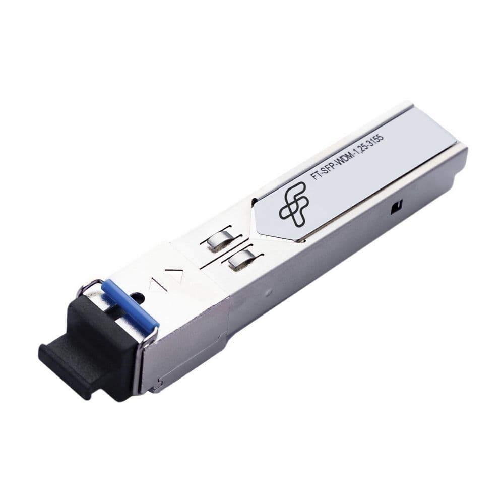 Волоконно-оптический приемопередатчик Fibertrade FT-SFP-WDM-1.25-3155L-03-A-D Трансивер SMF 1.25Гбит/с 3км, 1310нм FP-лазер, LC, работает в паре с FT-SFP-WDM-1.25-5531L-03-B-D, OEM