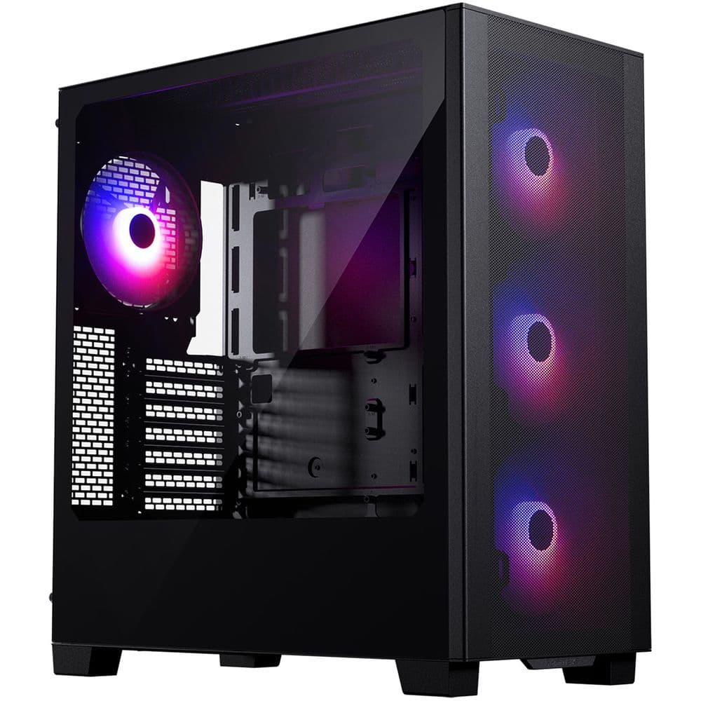 Корпус PHANTEKS 523 XT Pro Ultra Black, 4x140mm ARGB Fan, Front dust filter, Tempered Glass, Mid-Tower