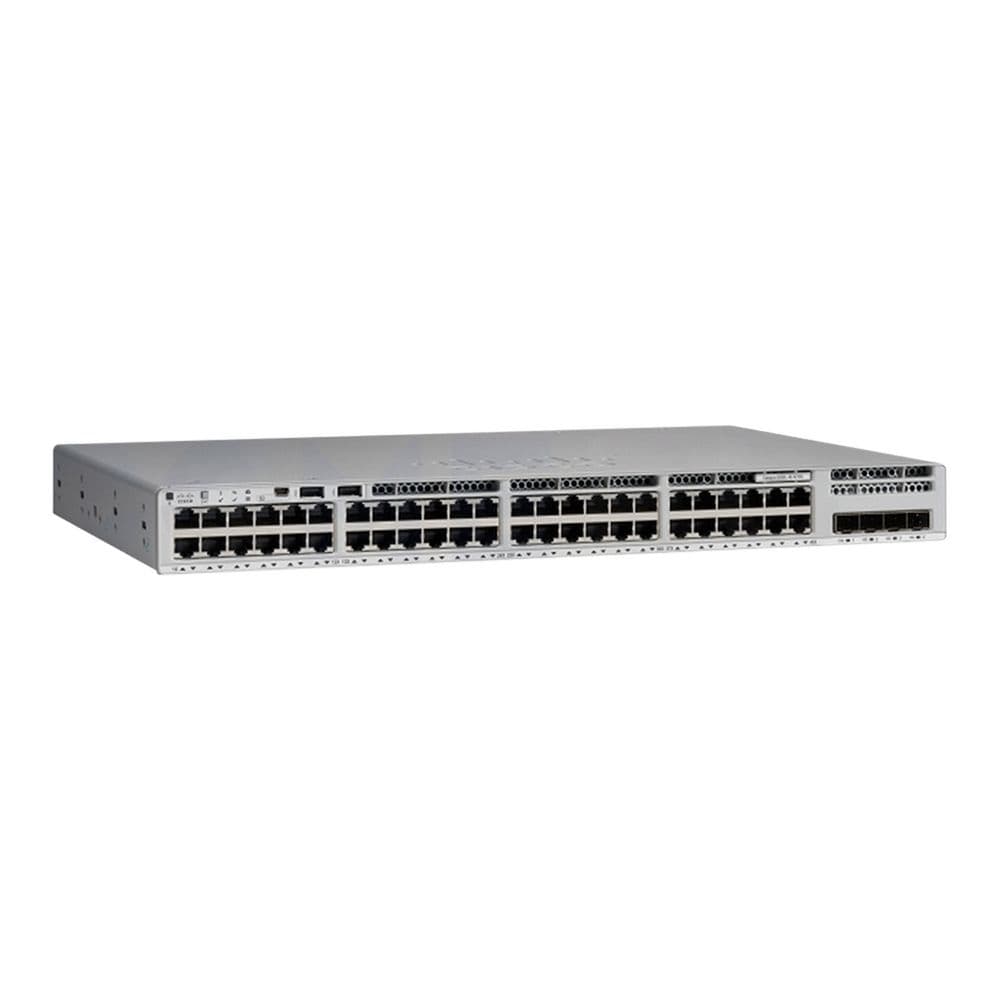 Коммутатор Cisco Catalyst C9300L-48P-4X-E, 48×1 Гбит/с, 4×10 Гбит/с SFP+