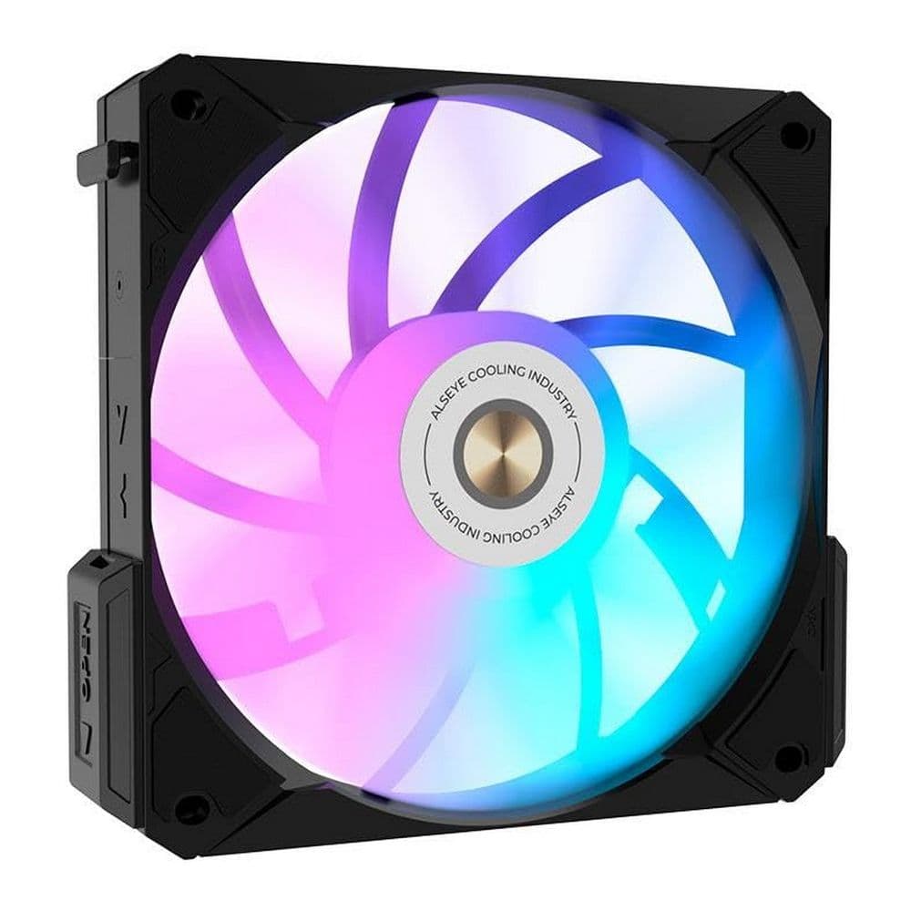 Вентилятор в корпус ALSEYE COOLING FAN i12B black Dimensions: 120 x 120 x 25mm
Voltage: DC 12V
Current: 0.25A±10%
Fan Speed : 800-1800±10%
Max. Air Flow: 31.18-73.92CFM
Max. Air Pressure: 0.56-2.1mmH20
Max. Noise: 20-33.2dBA
Bearing Type : FDB Bearing
Life Expectancy : 70,000 hours