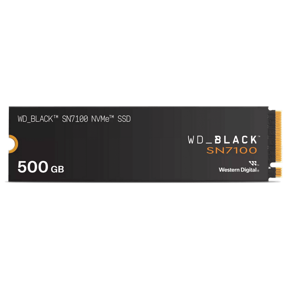 Твердотельный накопитель SSD Western Digital SSD SN7100 M2.2280 PCIe 4.0 500Gb, 6800MBs/5000MBs, TBW 300, WDS500G4X0E, 1 year