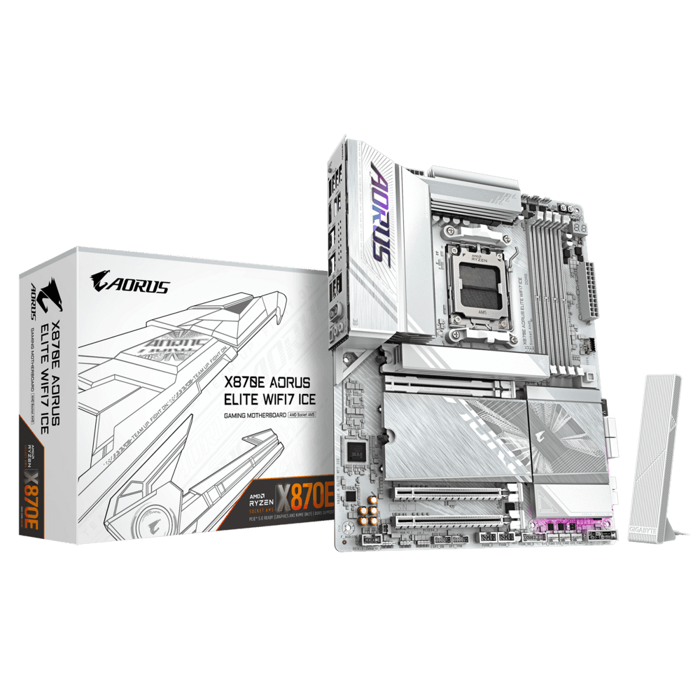 Материнская плата Gigabyte X870E AORUS ELITE WIFI7 ICE, RTL