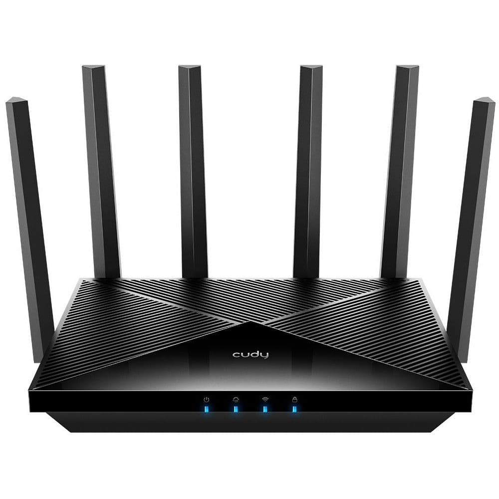Маршрутизатор CUDY BE6500 2.5G Wi-Fi 7 Router BCM6766 2.0 GHz Quad-core, ARM Cortex-A7 128 MB (1 Gbit) NAND 512 MB (4 Gbit) DDR4 5765 Mbps 688 Mbps 4T4R (4×4 MIMO) 2T2R (2×2 MIMO) 6× Fixed 5.27dBi 5.19dBi 5 GHz: 4× External 2.4 GHz: 2× External System/Internet/Wi-Fi/WPS