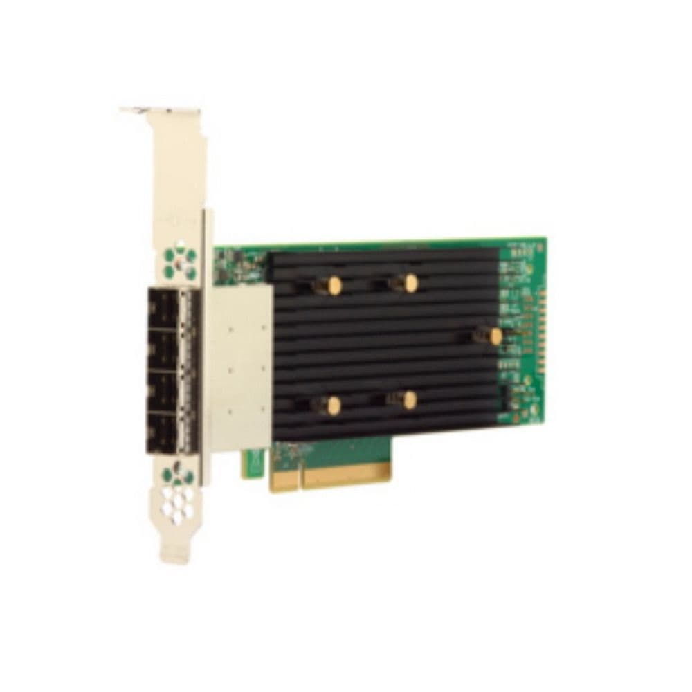 HBA-адаптер ACD ACD 9400-16e PCIe 3.1 x8 LP, Tri-Mode SAS/SATA/NVMe 12G HBA, 16port(4*ext SFF8644), 3416 IOC (аналог Broadcom 9400-16e)