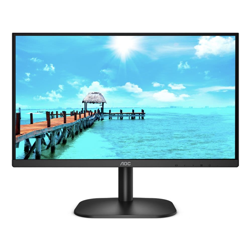 Монитор AOC Bad Pack 23.8" 24B2XHM2 Black (VA, 1920x1080, D-sub+HDMI, 4 ms, 178°/178°, 250 cd/m, 3000:1 (20M:1)