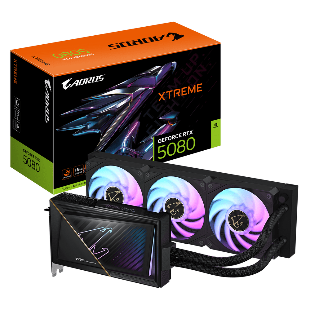 Видеокарта Gigabyte Bad Pack RTX5080 XTREME WATERFORCE 16GB GDDR7 256bit 3xDP HDMI LIQUID RTL bp