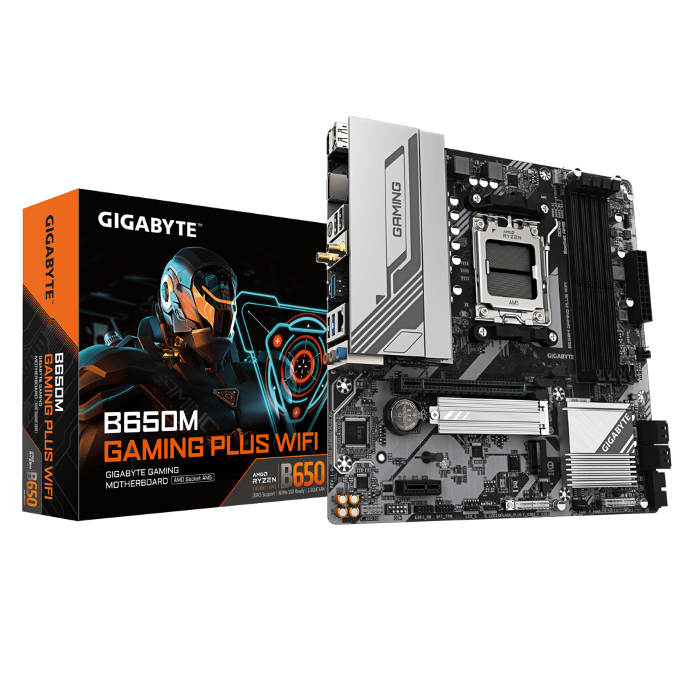 Материнская плата Gigabyte B650M GAMING PLUS WIFI, RTL
