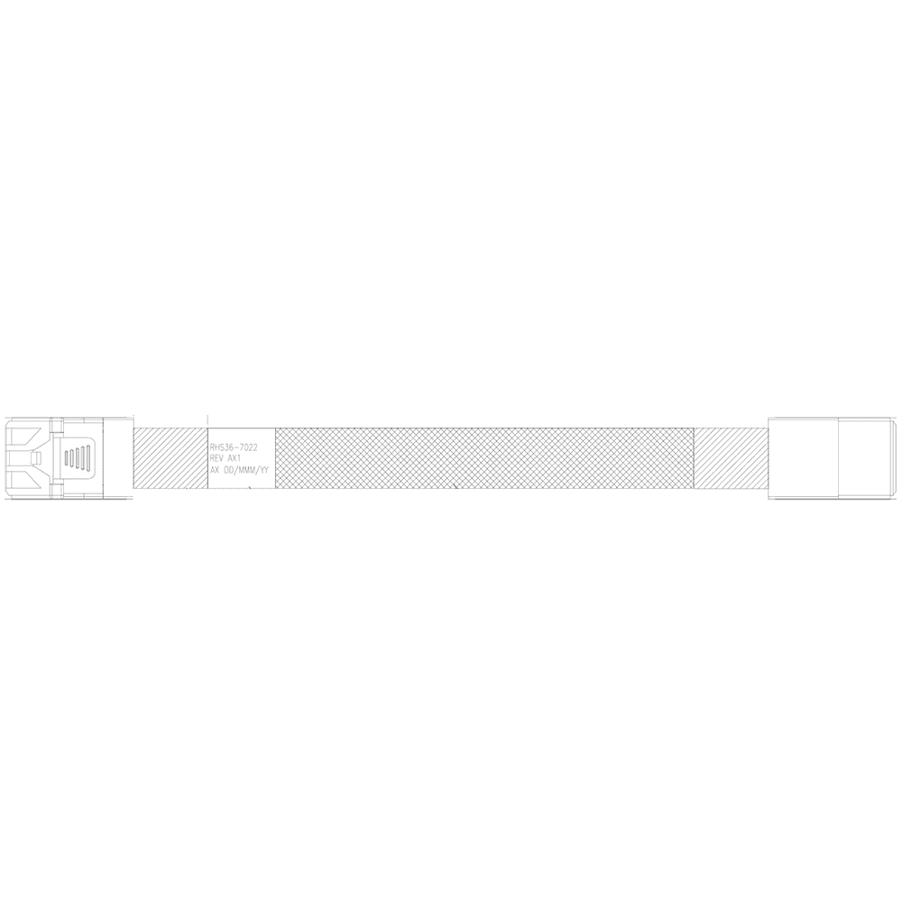 Кабель Amphenol RHS36-7022, HDmSAS SFF8643 -to- HDmSAS SFF8643, 55cm