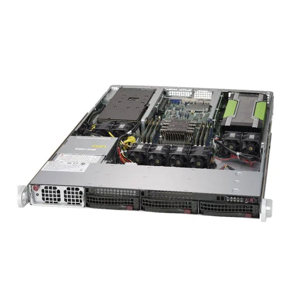 Платформа системного блока SuperMicro SYS-5019GP-TT 1U Rackmount CSE-818GTS-1K43BP2 X11SPG-TF SATA3 with RAID 0, 1, 5, 10