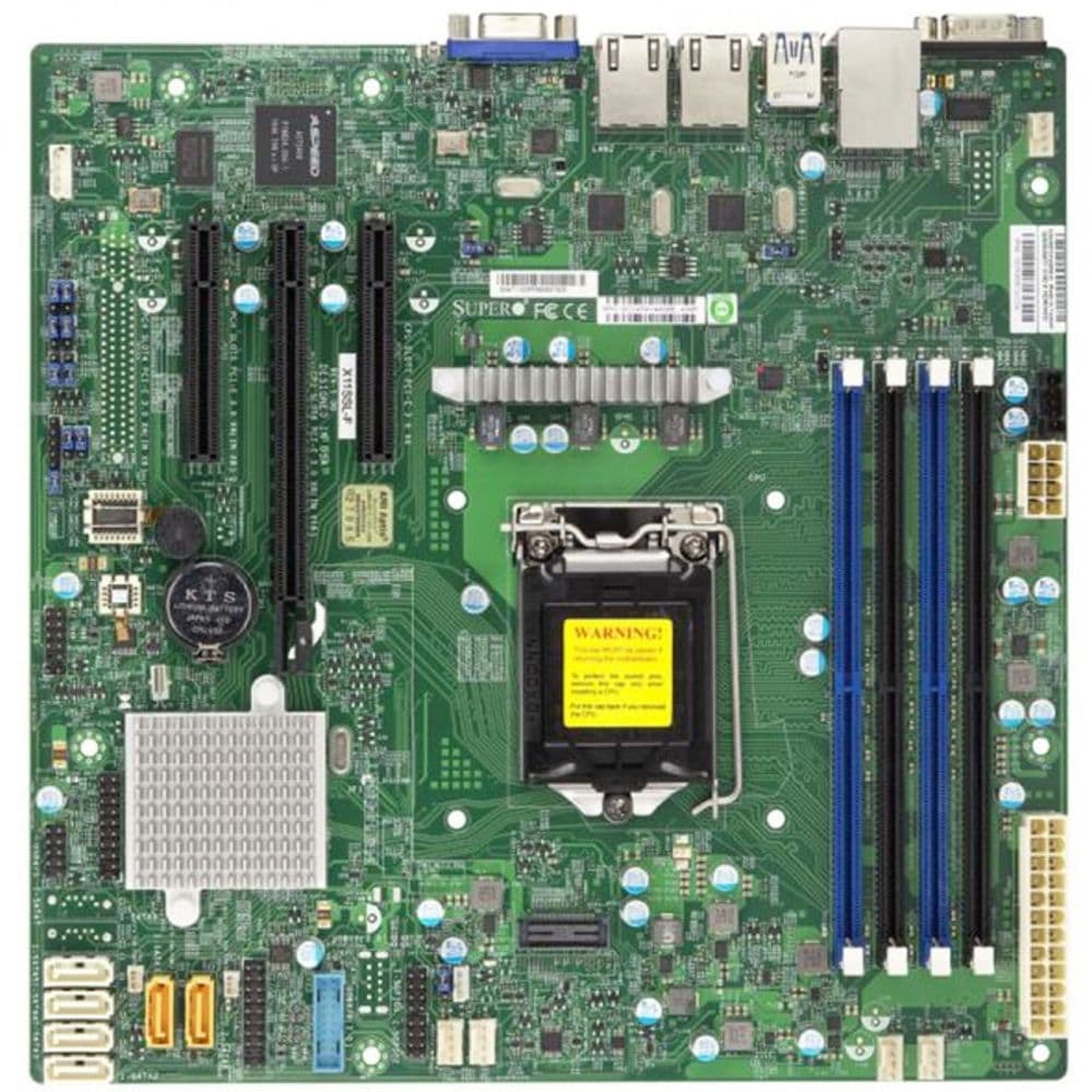 Материнская плата SuperMicro MBD-X11SSL-B (OEM) Micro-ATX LGA 1151 64GB Unbuffered ECC UDIMM 6xSATA3 6xUSB2.0 5xUSB3.0 VGA 1xPCI-E3.0x8(in x16 slot) 1xPCI-E3.0x8 1xPCI-E3.0x4 (in x8 slot)