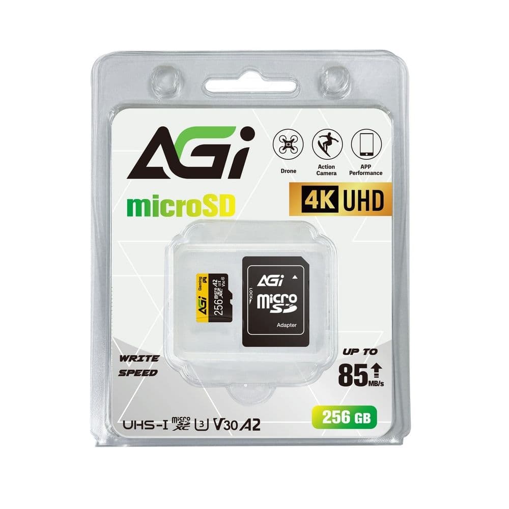 Флеш карта AGI AGI256GGSTF138, microSD, 256Gb