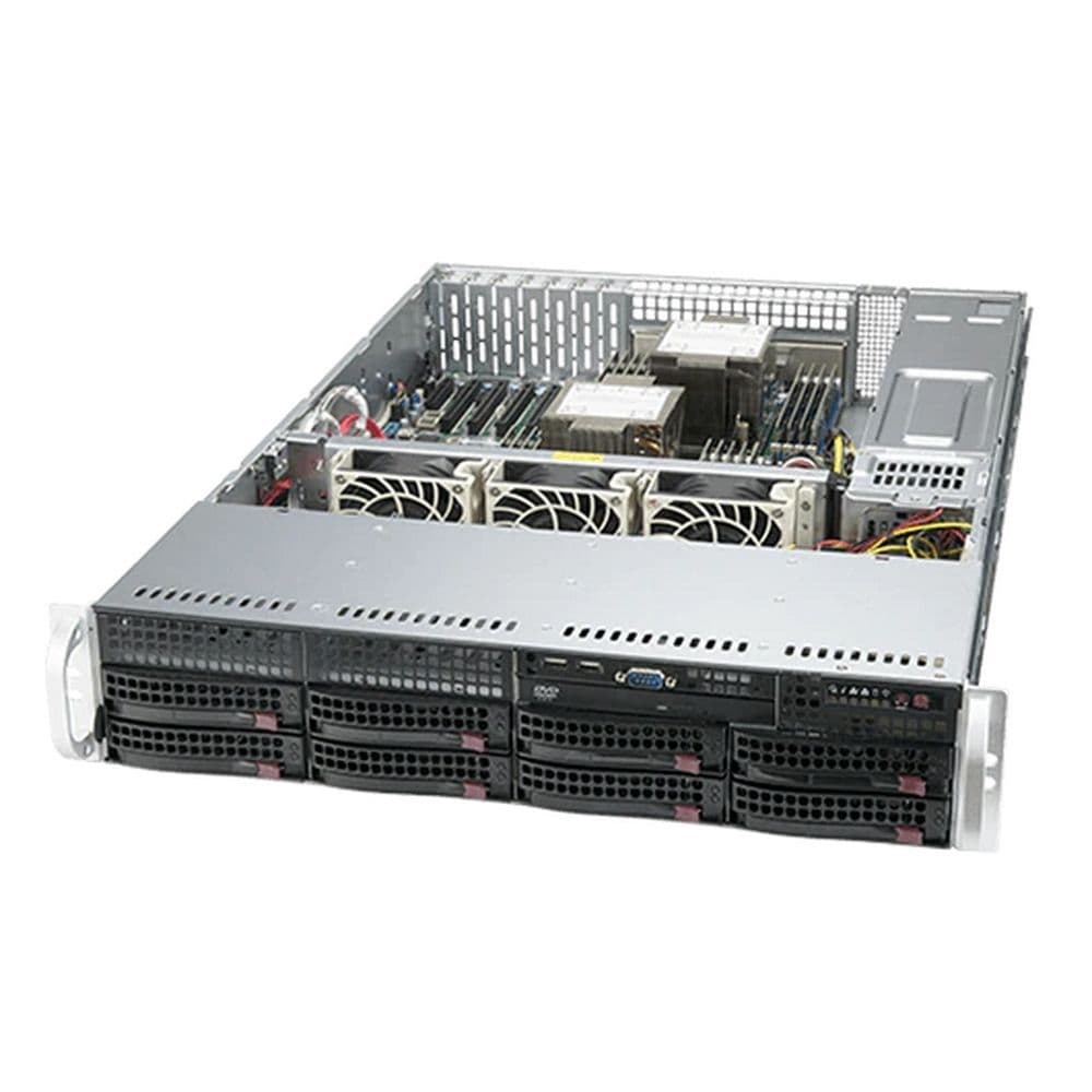 Платформа системного блока SuperMicro Bad Pack SYS-620P-TRT 2U, 2xLGA4189 (up to 270W), iC621A (X12DPi-NT6), 16xDDR4, up to 8x3.5 PCIE 4.0x16 LP, 2x PCIE 4.0x8 LP, 2x 10GBase-T (x550), OOB, 2x 1200WSAS/SATA, 4x bp