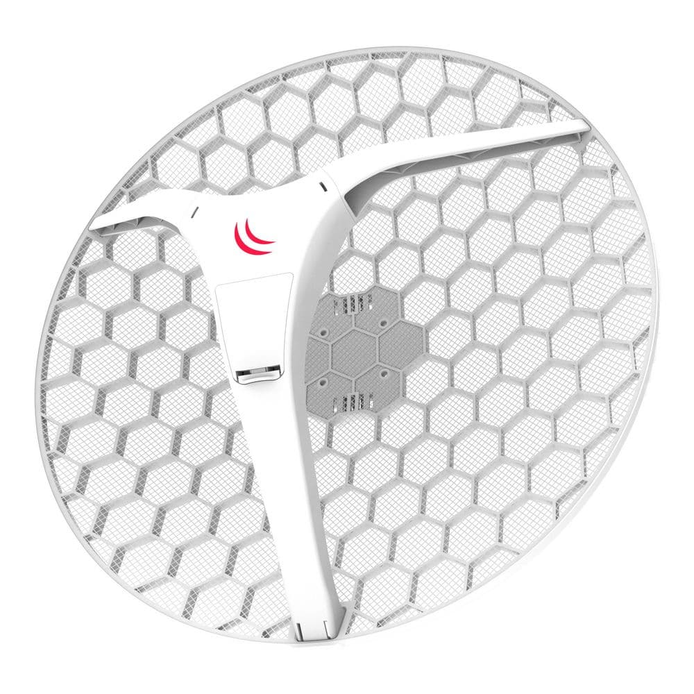 Маршрутизатор MIKROTIK RBLHGG-5acD-XL LHG XL 5 ac with 27dBi 5GHz antenna, Dual Chain 802.11ac wireless, 716MHz CPU, 256MB RAM, 1x Gigabit LAN, POE, PSU, RouterOS L3, International version