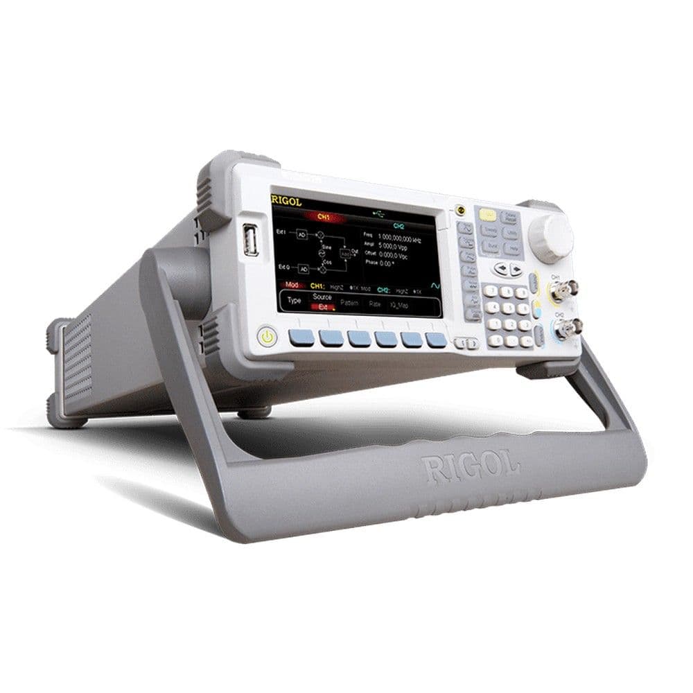 Генераторы сигналов Rigol 250MHz, 1CH, 1GSa/s, 14bits, 128Mpts Arbitrary Memory Depth