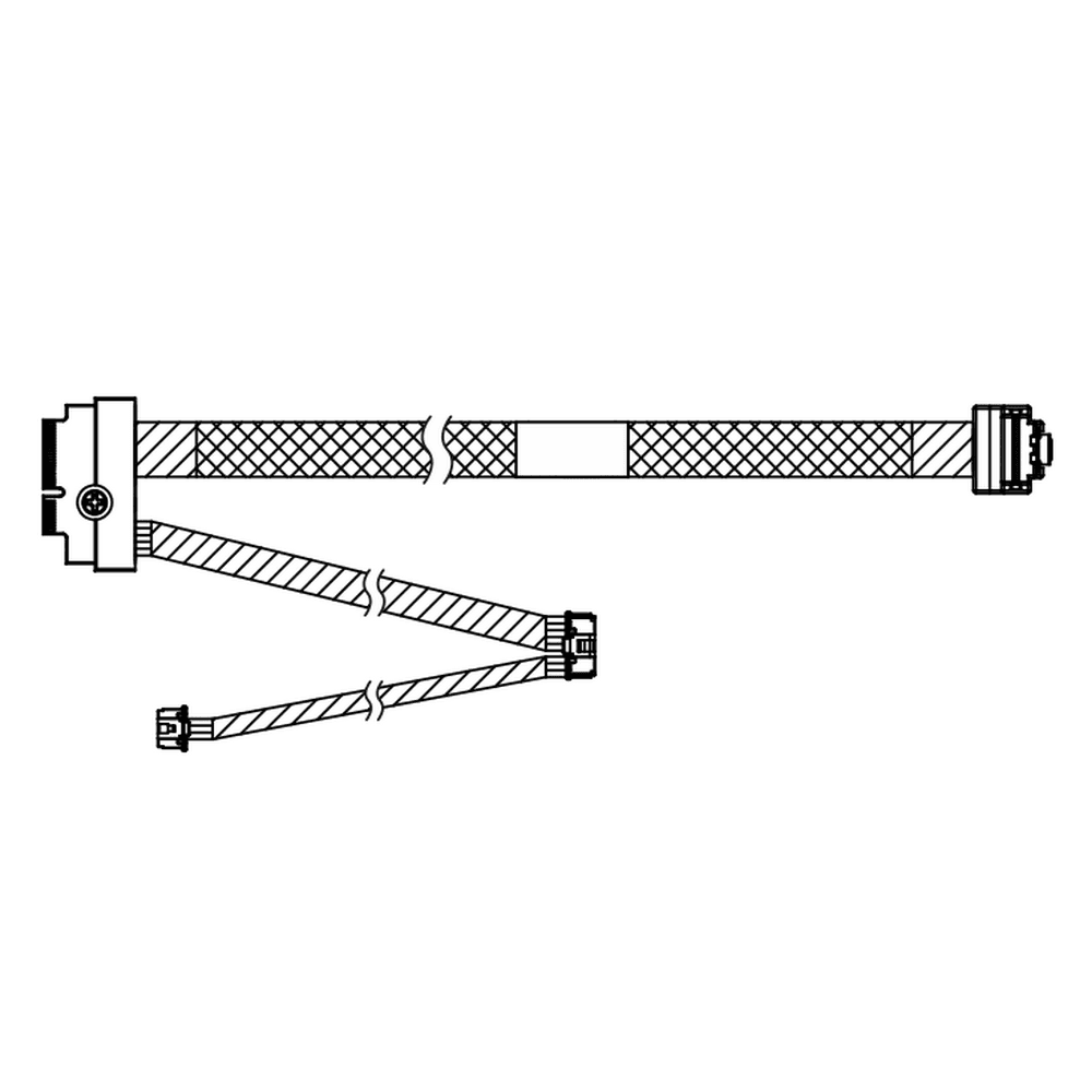 Комплектующие корпусов Lenovo ThinkSystem SR630 V3 M.2 NVMe 2-Bay RAID Cable Kit (Cable kit for use with ThinkSystem M.2 NVMe 2-Bay RAID Adapter)