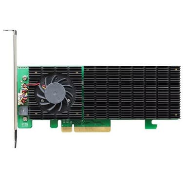Плата расширения HighPoint SSD7202, PCIe 3.0 x8, Ports: 2x M.2 (2242/2260/2280), Board: LowProfile, Bootable, RAID: 0, 1