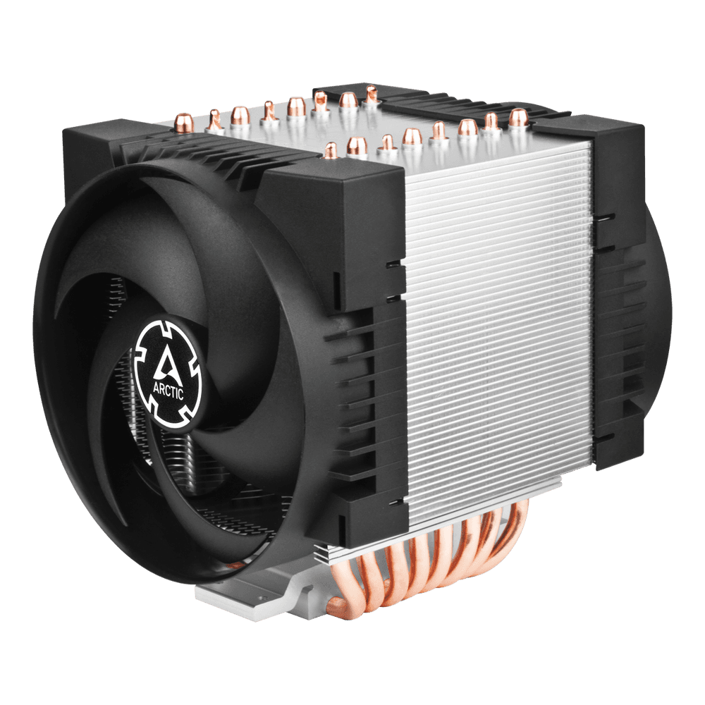 Вентилятор для процессора Arctic Cooling ARCTIC Freezer 4U-M Rev. 2 Retail (Intel: LGA4189, LGA4677 AMD: SP6, sTR5, SP3, TR4 Ampere: Altra (LGA4926), Максимальное тепловыделение процессора (TDP):350 Вт , Количество тепловых трубок: 8 шт) (ACFRE00133B)