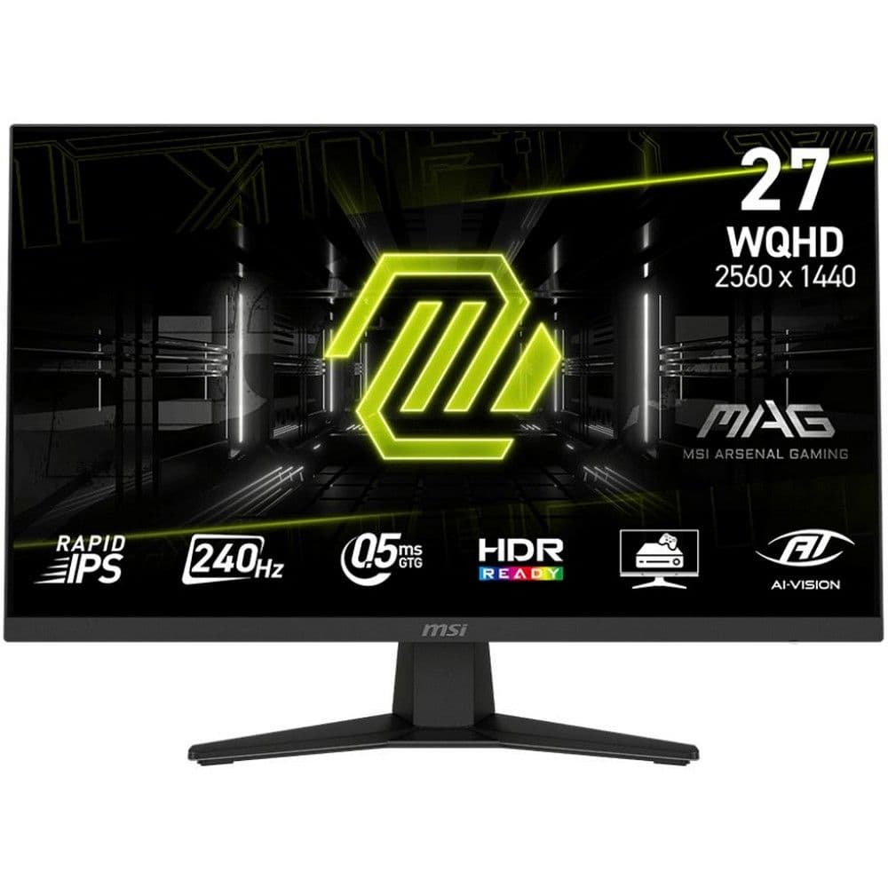 Монитор Bad Pack 27" MSI MAG 274QF X24 Black (Rapid IPS, 2560x1440, HDMI+HDMI+DP, 0.5 ms, 178°/178°,300 cd/m, 1000:1, 240Hz)