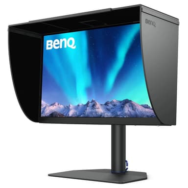 Монитор 27" BenQ SW272Q Grey (2560x1440, IPS, 60Hz, 1000:1, 300cd, 5ms, 2*HDMI, DP; 2*USB 3.0, USB C*90W, Height adj 140, Pivot, 100% sRGB, Flicker-free;Low Blue Light, Calibration Report, Shading Hood, 3Yt)