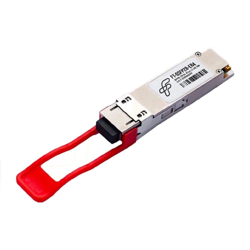 Волоконно-оптический приемопередатчик Fibertrade FT-QSFP28-ER4 Трансивер 100G, QSFP28, LC, SMF, 40km, 4xDFB laser 1295.6 нм, 1300.1 нм, 1304.6 нм, 1309.1 нм OEM