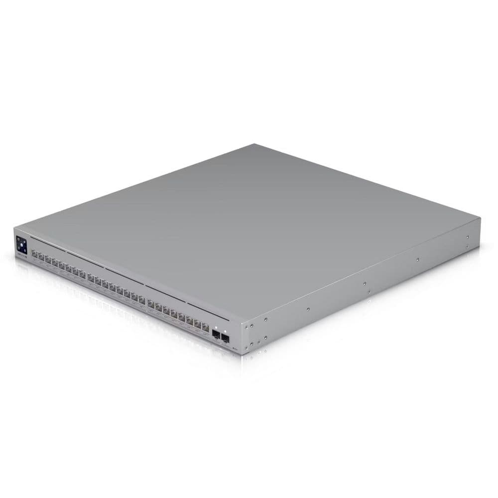 Ubiquiti UniFi Switch Pro XG 24 PoE PoE-коммутатор в стойку, 8х 2.5G RJ45, 16х 10G RJ45, 2х 25G SFP28, раздача 720 Вт