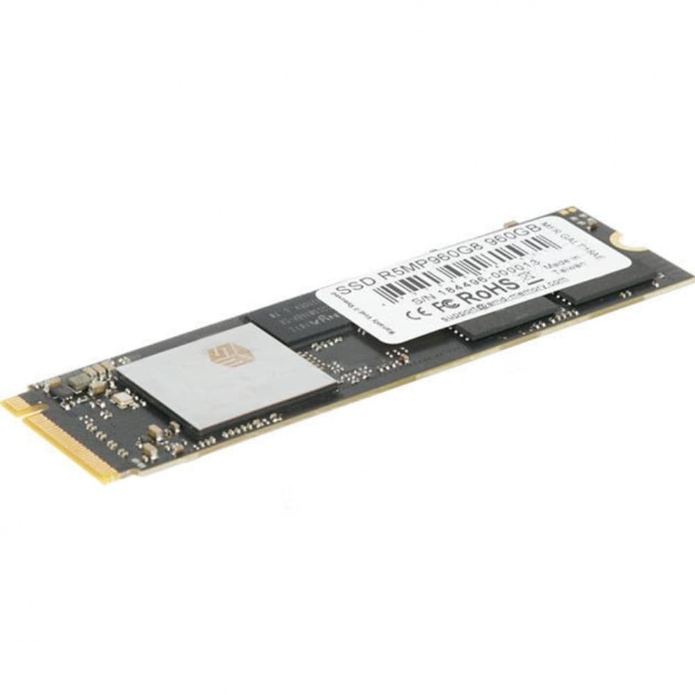 Твердотельный накопитель SSD AMD Radeon R5 480GB M.2 2280 R5MP480G8 Client PCIe Gen3x4 with NVMe, 2100/1600, IOPS 249/226K, MTBF 2M, 3D TLC, 240TBW, RTL