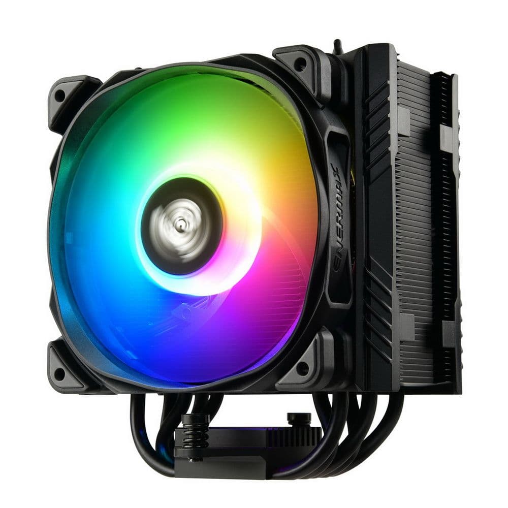 Вентилятор Enermax ETS-T50A-BK-ARGB Universal, TDP 230W, 500;1600 RPM, 23.81;71.32CFM, 14;24dB(A), BLACK, ARGB, RTL